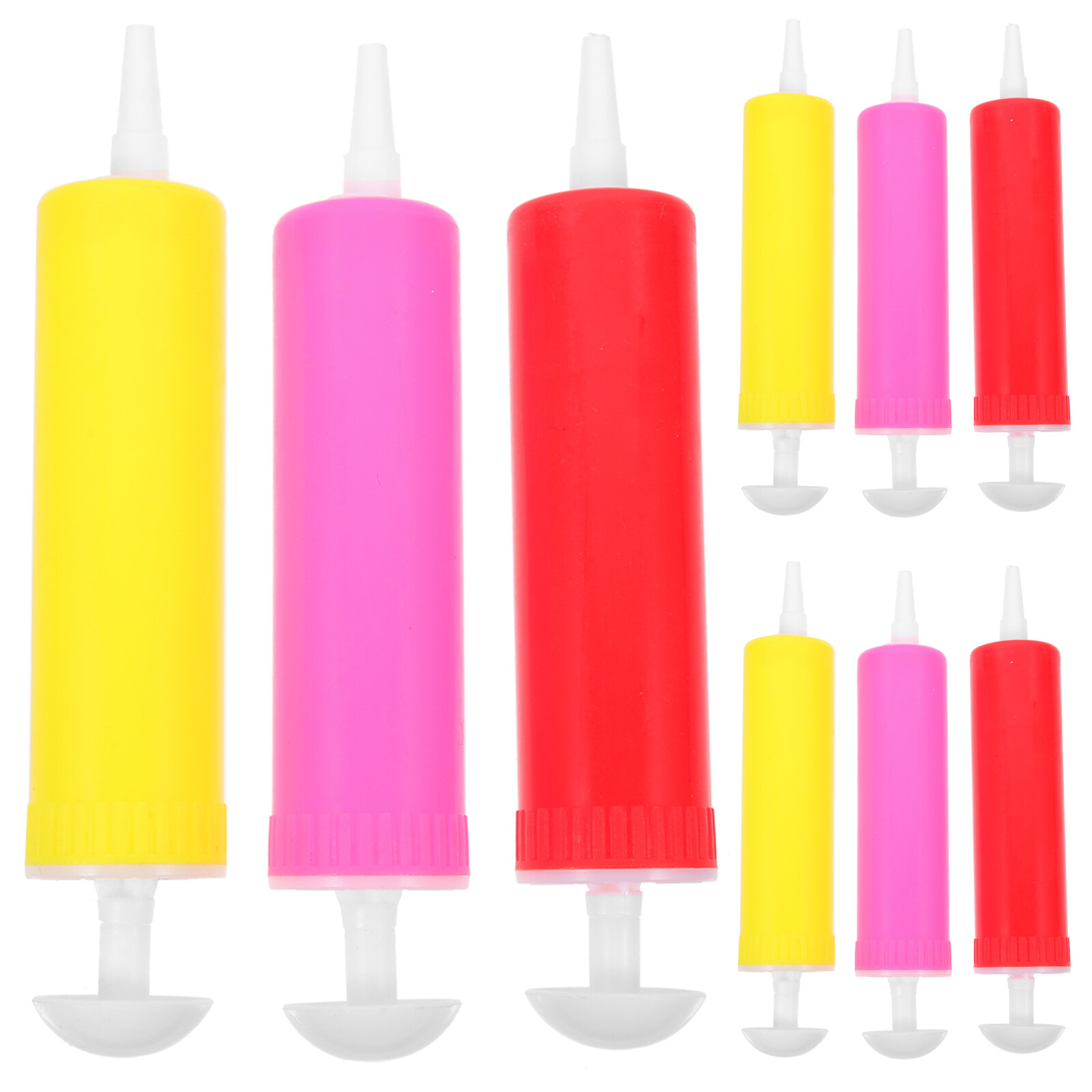 Arborister 10pcs Balloon Pumps Manual Hand Balloon Air Pumps Party Supplies Random Style